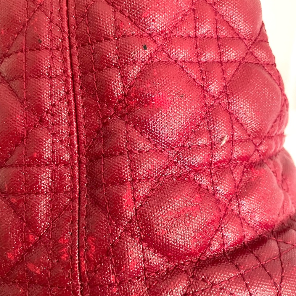Authentic Christian Dior PANAREA red handbag - Picture 8 of 16